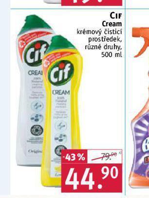 Rossmann Cif cream krémový čistící prostředek nabídka