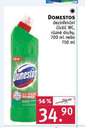 Rossmann Domestos dezinfekční čistič wc nabídka