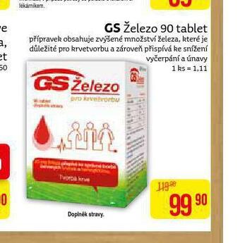 Teta Gs železo nabídka