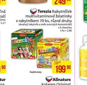Teta Terezia rakytníček multivitaminové želatinky s rakytníkem nabídka