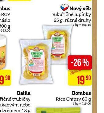 Teta Nový věk kukuřičné lupínky nabídka