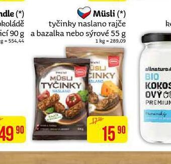 Teta Müsli tyčinky naslano nabídka