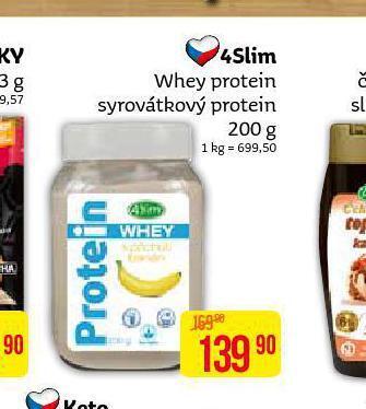 Teta 4slim whey protein syrovátkový protein nabídka