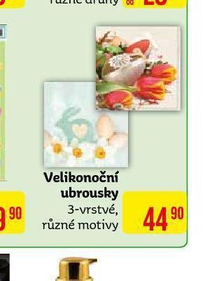 Teta Velikonoční ubrousky nabídka