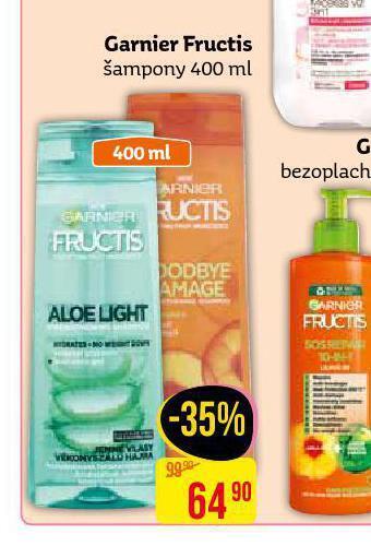 Teta Garnier fructis šampon nabídka