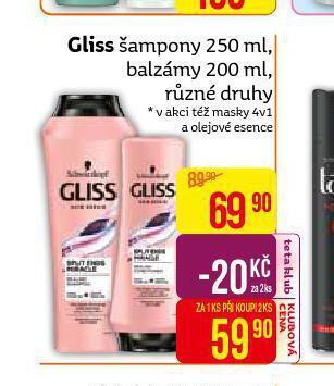 Teta Gliss šampon, balzám nabídka