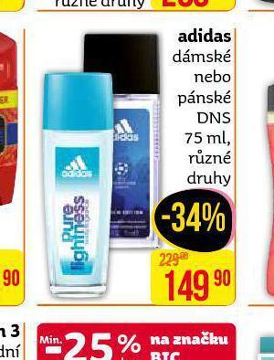 Teta Adidas deodorant nabídka
