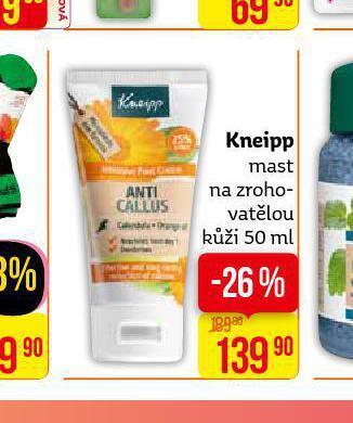 Teta Kneipp mast na zrohovatělou kůži nabídka