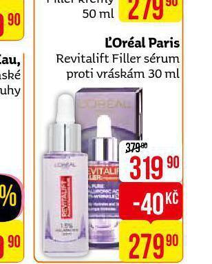 Teta Loreal paris revitalift filler sérum proti vráskám nabídka