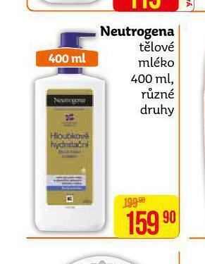 Teta Neutrogena tělové mléko nabídka