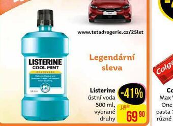 Teta Listerine ústní voda nabídka