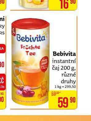 Teta Bebivita instantní čaj nabídka