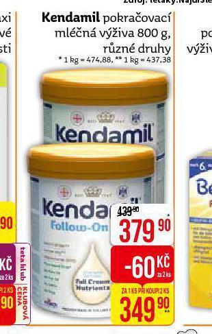 Teta Kendamil pokračovací mléčná výživa nabídka