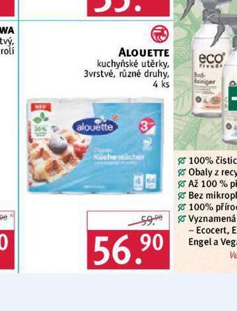 Rossmann Alouette kuchyňské utěrky nabídka