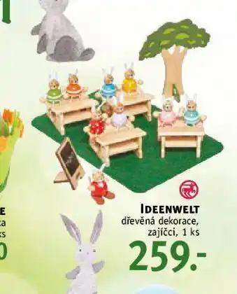 Rossmann Dřevěná dekorace zajíci nabídka