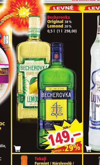 Norma Becherovka nabídka