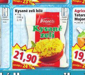 Norma Kysané zelí bílé nabídka