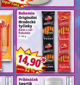 Norma Bohemia originální hradecké tyčinky nabídka