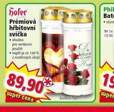 Norma Prémiová hřbitovní svíčka nabídka