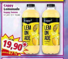 Norma Cappy lemonade nabídka