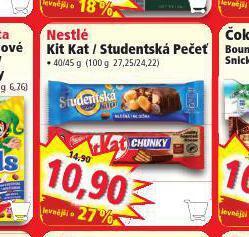Norma Nestlé kit kat / studentská pečeť nabídka