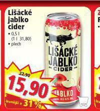 Norma Lišácké jablko cider nabídka