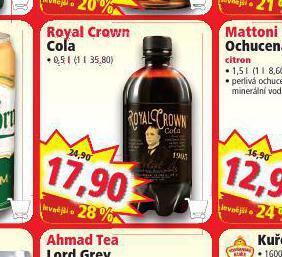 Norma Royal crown cola nabídka