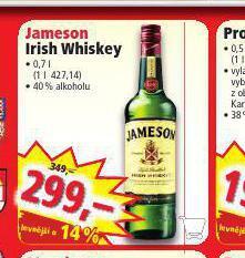 Norma Jameson irish whiskey nabídka