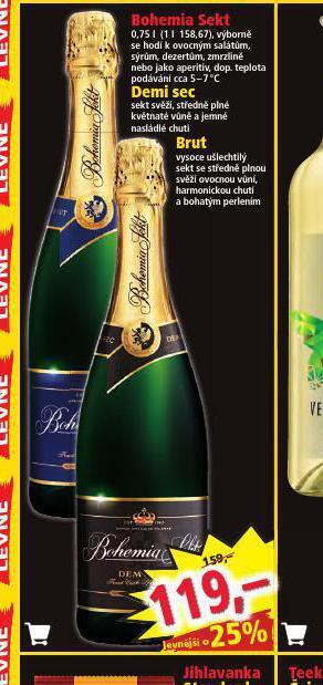 Norma Bohemia sekt nabídka