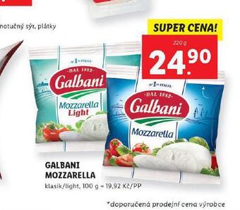 Lidl Mozzarella nabídka