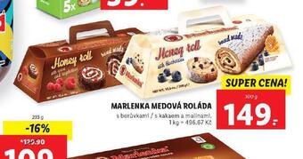 Lidl Marlenka medová roláda nabídka