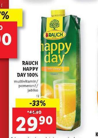 Lidl Rauch happy day 100% nabídka