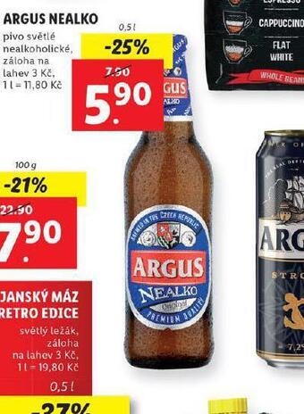 Lidl Pivo argus nealko nabídka
