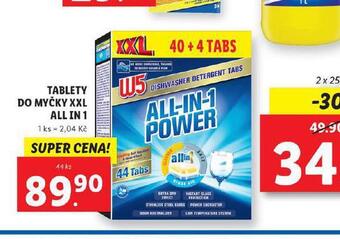 Lidl W5 tablety do myčky all in 1 nabídka