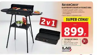 Lidl Elektrický stolní a stojací gril nabídka
