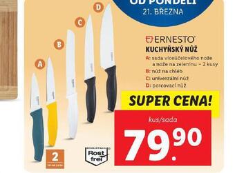 Lidl Kuchyňský nůž nabídka