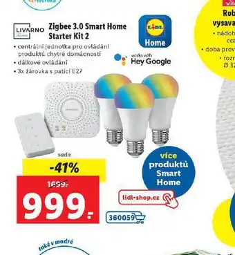 Lidl Zigbee 3.0 smart home starter kit 2 nabídka