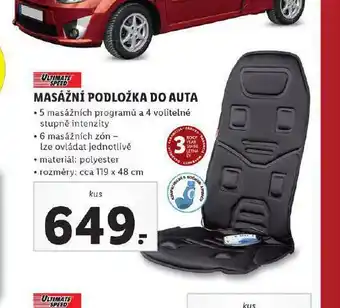 Lidl Masážní podložka do auta nabídka