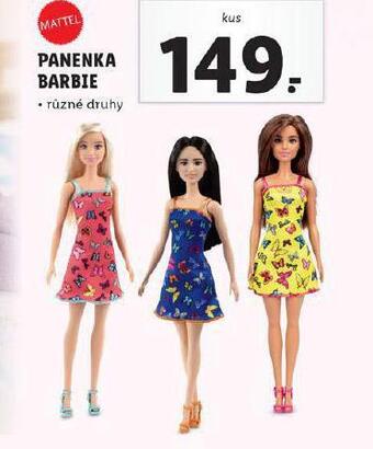 Lidl Panenka barbie nabídka