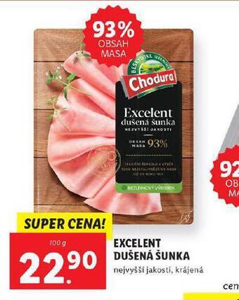 Lidl Excelent dušená šunka nabídka