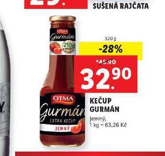 Lidl Kečup gurmán nabídka