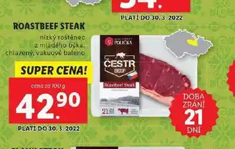 Lidl Roast beef steak nabídka