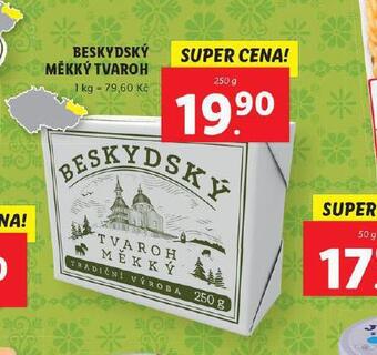 Lidl Beskydský měkký tvaroh nabídka