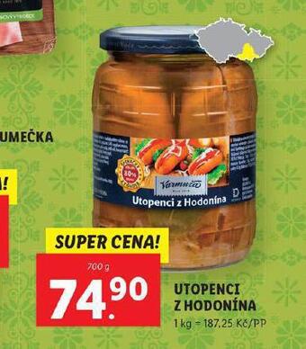 Lidl Utopenci z hodonína nabídka