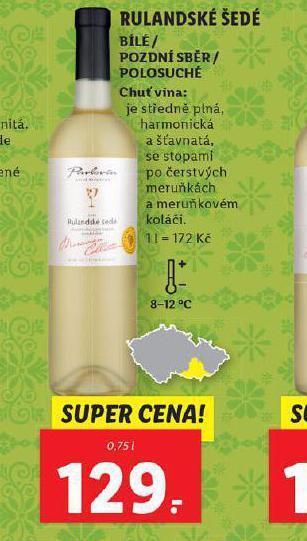 Lidl Rulandské šedé nabídka