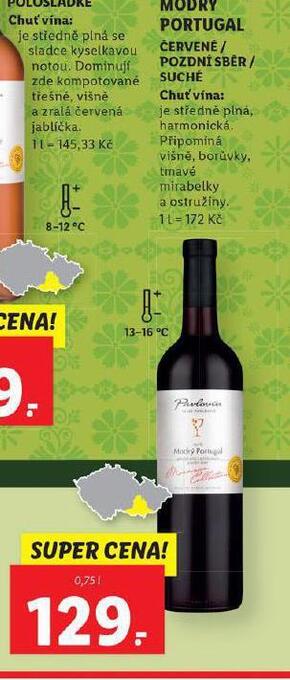 Lidl Modrý portugal nabídka