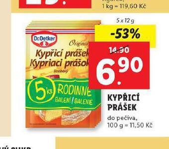 Lidl Kypřící prášek nabídka