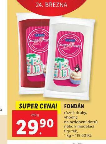 Lidl Fondán nabídka