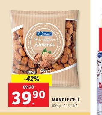 Lidl Mandle celé nabídka