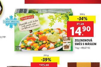 Lidl Zeleninová směs s máslem nabídka